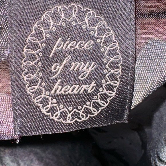 Sheer Floral Mini Sheer Boho Dress Made in US Sz L - Picture 10 of 10